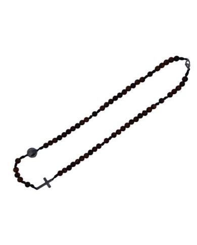 COLAR TERCO CORDEL PAU SANTO 6MM P