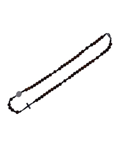 COLAR TERCO CORDEL PAU SANTO 6MM P