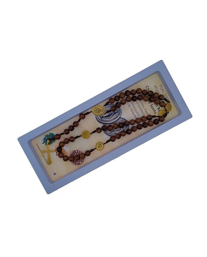 TERCO CORDEL PAU SANTO 8MM + ML INOX