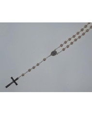 TERCO ANI. PEROLA 7MM MARFIM PRATA