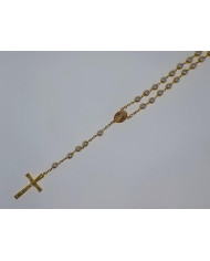 TERCO ANI. PEROLA 7MM MARFIM DOURADO