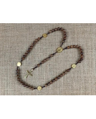 TERCO CORDEL PAU SANTO 8MM + ML INOX