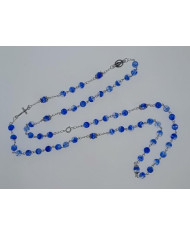 GLASS ROSARY NECKLACE 7MM ML