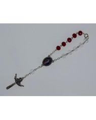 DEZENA CRISTAL 8X6MM MISERICORDIA