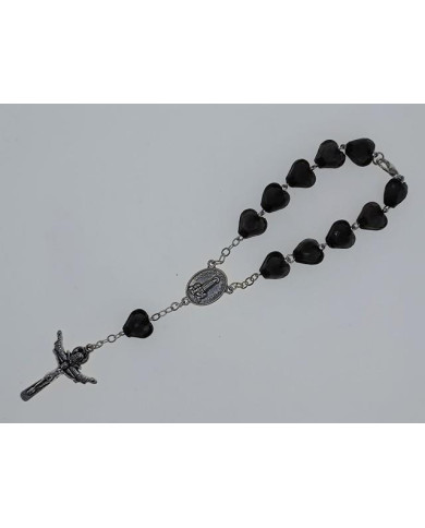 DEZENA PLASTICO CORACAO 8MM