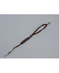 ROSARY BRACELET WOODEN ROUND 4MM