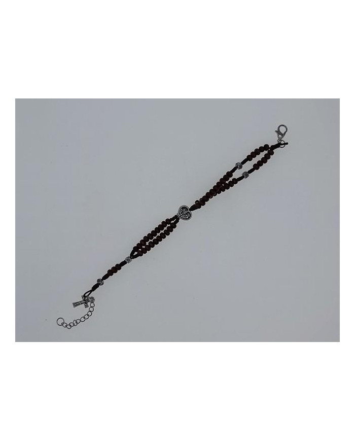 ROSARY BRACELET WOODEN ROUND 4MM