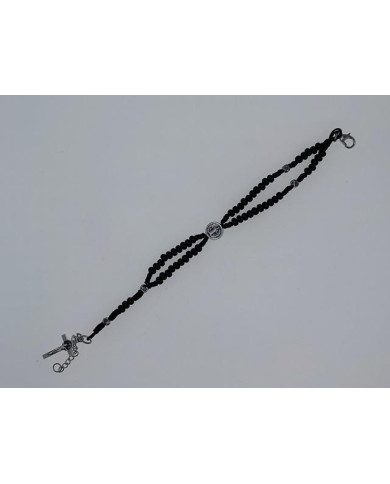 ROSARY BRACELET WOODEN ROUND 4MM