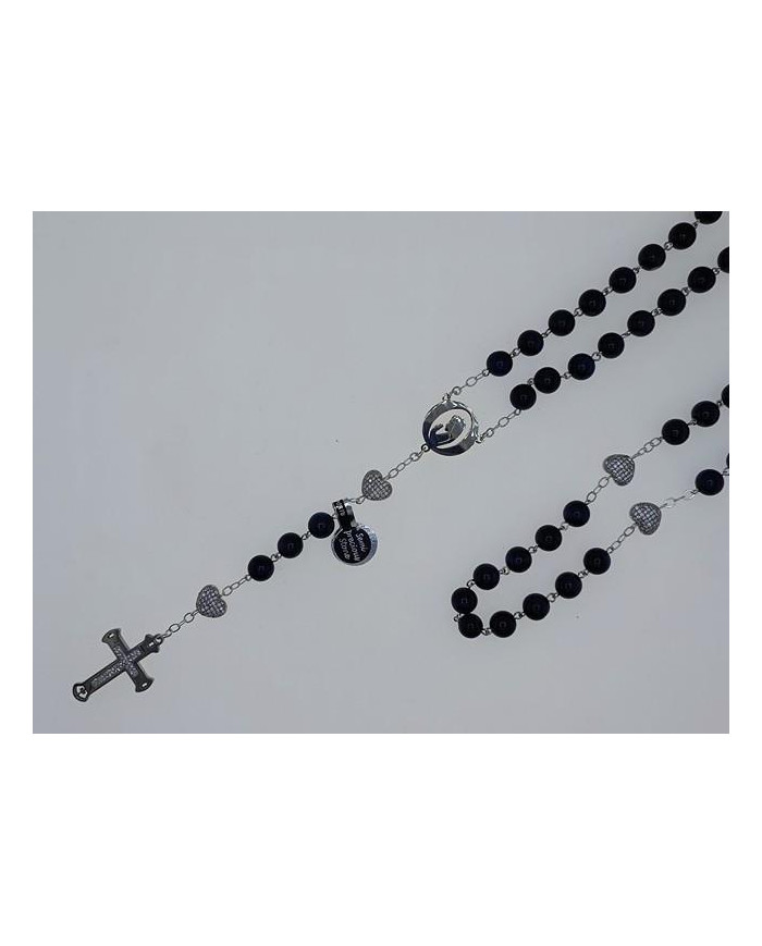 TERCO PEDRA 8MM + ZIRCON CORACAO