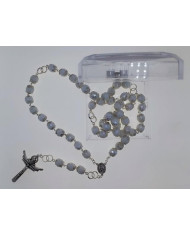 TERCO ANI. CRISTAL 12MM MATRIMÓNIO BRANCO