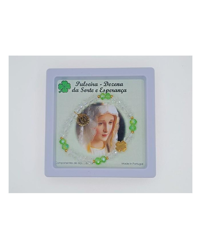 PUL DEZENA ELAST CRISTAL 6X4MM TREVO