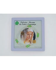 PUL DEZENA ELAST CRISTAL 6X4MM TREVO