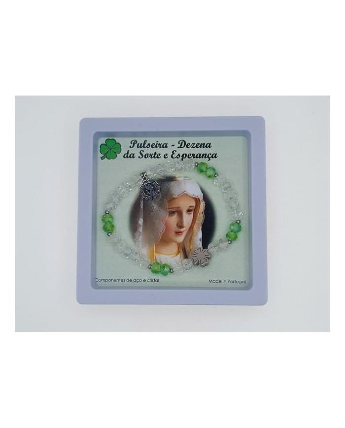 PUL DEZENA ELAST CRISTAL 6X4MM TREVO