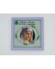 PUL DEZENA ELAST CRISTAL 6X4MM TREVO