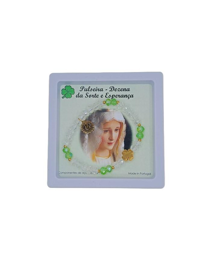 PUL DEZENA ELAST CRISTAL 6X4MM TREVO