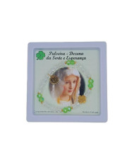 PUL DEZENA ELAST CRISTAL 6X4MM TREVO