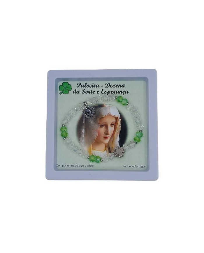 PUL DEZENA ELAST CRISTAL 6X4MM TREVO