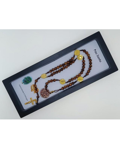 TERCO CORDEL MAD PAU SANTO 6MM + ML INOX