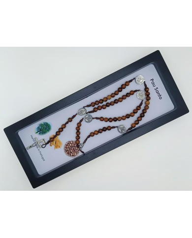 TERCO CORDEL MAD PAU SANTO 6MM + ML INOX