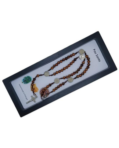 TERCO CORDEL MAD PAU SANTO E INOX SB