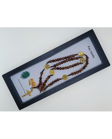 TERCO CORDEL MAD PAU SANTO E INOX SB