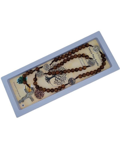 TERCO CORDEL PAU SANTO 8MM + AV INOX