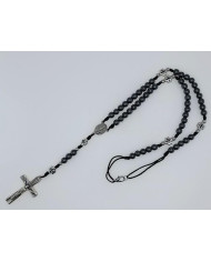 TERCO CORDEL HEMATITE RD 6MM + CRUZ ZAMAC