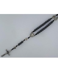 TERCO HEMATITE ROSA 6MM DOURADO