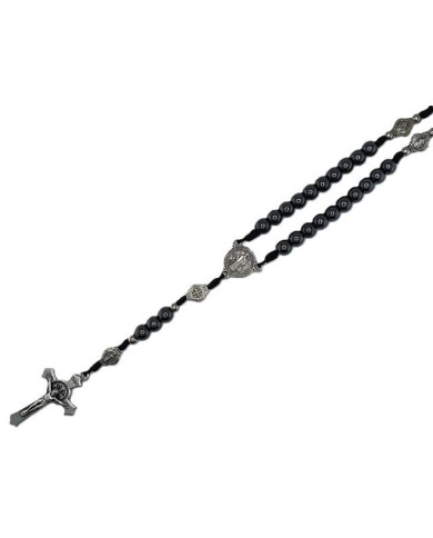 TERCO CORDEL HEMATITE RD 6MM + SB