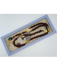 TERCO CORDEL PAU SANTO 8MM + SB INOX