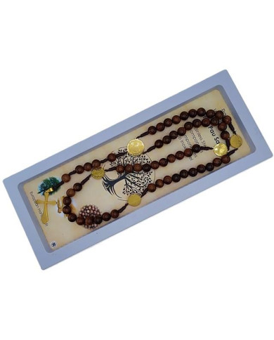 TERCO CORDEL PAU SANTO 8MM + SB INOX