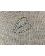 ROSARY CORD WOOD 5MM WITH ZAMAK AND SB