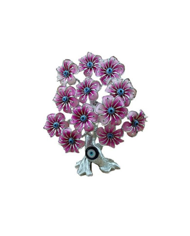 ARVORE OT 12 FLORES ROSA PRATA