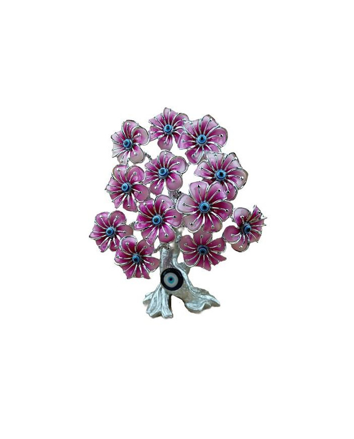 ARVORE OT 12 FLORES ROSA PRATA