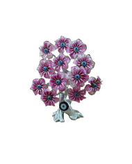 ARVORE OT 12 FLORES ROSA PRATA