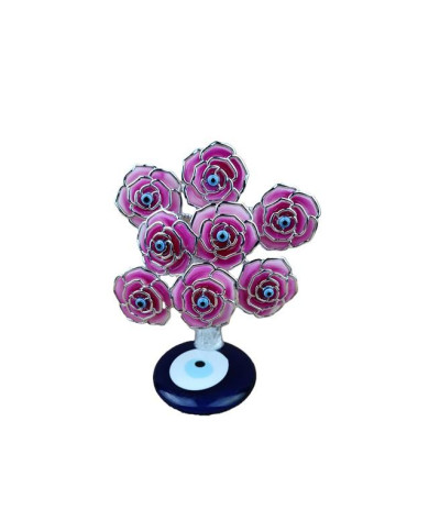 ARVORE OT 8 FLORES ROSA PRATA