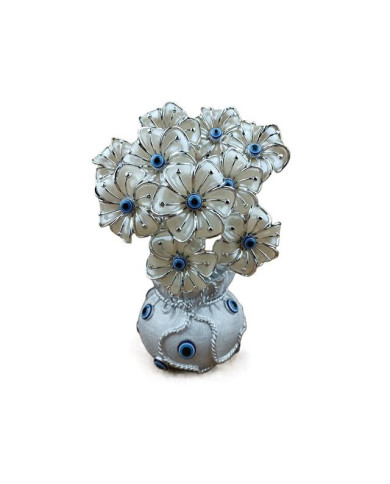 ARVORE OT POTE 10 FLORES PRATA