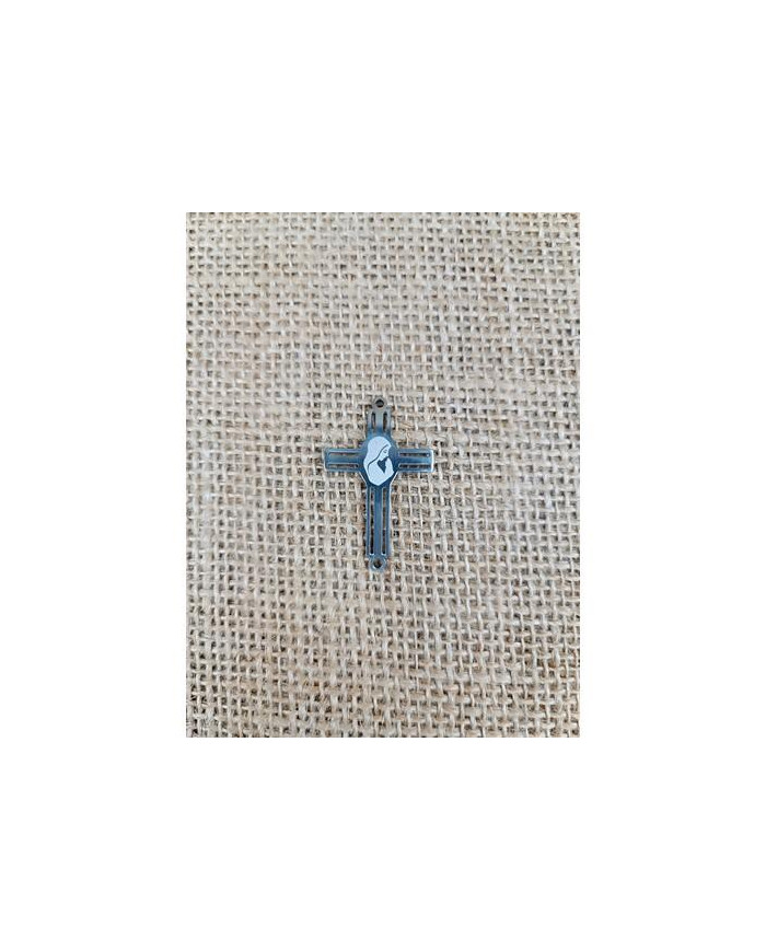 PATTER INOX 36MM CRUZ C/ GRAVACAO NS