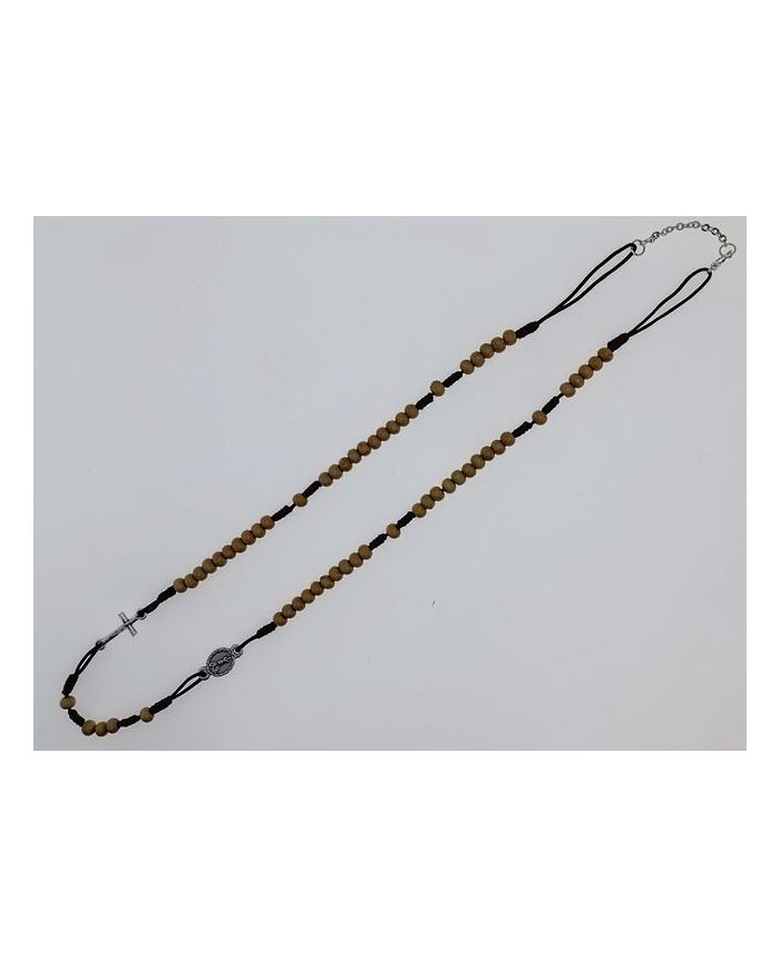 COLAR TERCO CORDEL MADEIRA 5MM NS