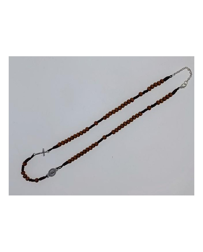 COLAR TERCO CORDEL MADEIRA 5MM NS