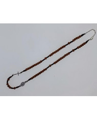 COLAR TERCO CORDEL MADEIRA 5MM NS