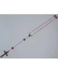 GLASS ROSARY 6MM WITH SHAMBALLA