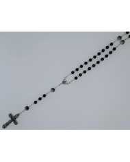 GLASS ROSARY 6MM WITH SHAMBALLA