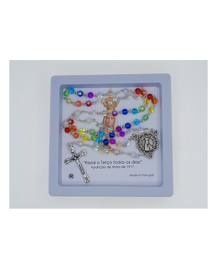 TERCO VIDRO 4MM ARCO IRIS C/ CX