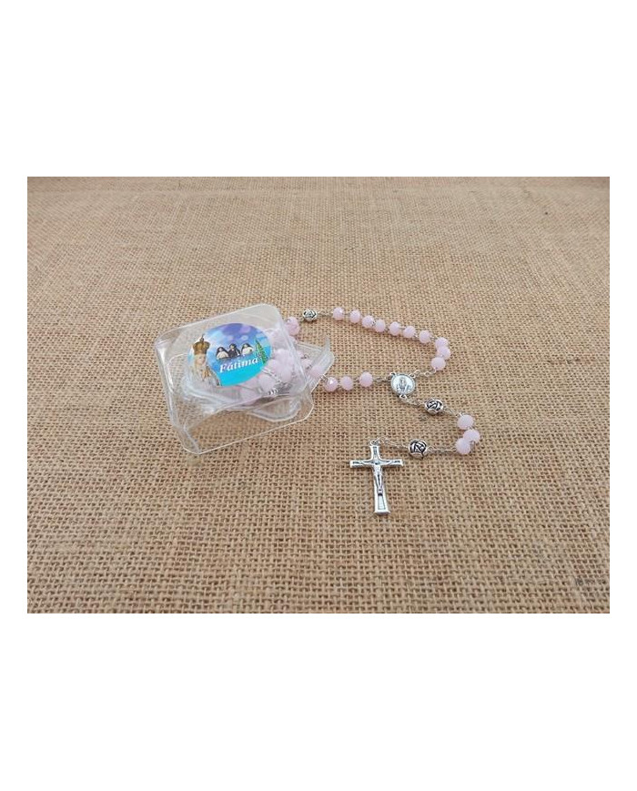 TERCO CRISTAL 8X6+ROSA C/ CX