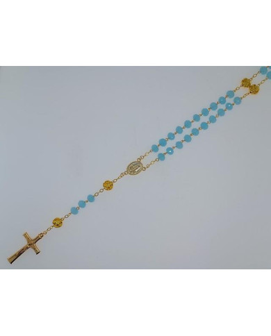 TERCO CRISTAL 8X6+ROSA OR
