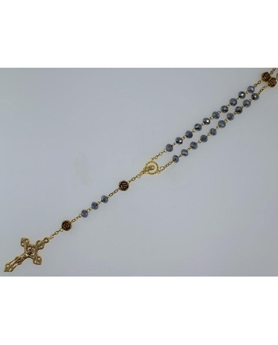TERCO CRISTAL 8X6+ROSA OR