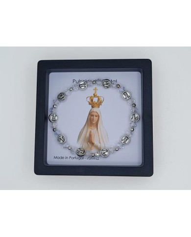 PUL DEZENA ELAST CRISTAL 6X4MM NS