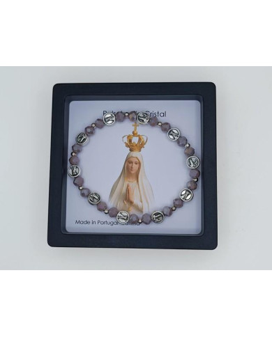 PUL DEZENA ELAST CRISTAL 6X4MM NS