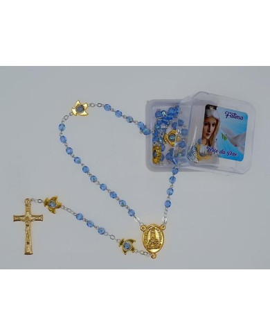 TERCO CRISTAL 4MM OURO PAZ